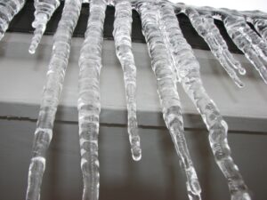 Garage icicles