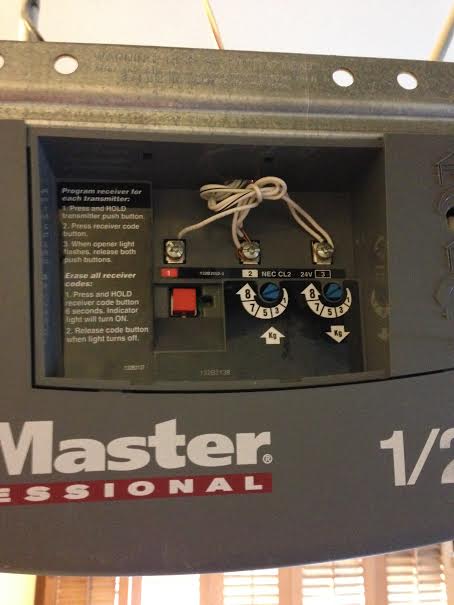 How to add or reprogram a garage door remote