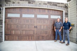 A new garage door installation from Ponderosa